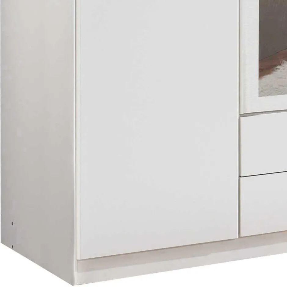 Wohnen 4-türiger Kleiderschrank 179 cm breit - Devanico