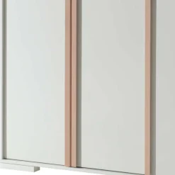 Wohnen 3-türiger Kleiderschrank in Weiß - Eldrus