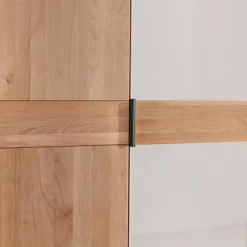 7-türiger Kleiderschrank in Weiß Glas - Dilacco^Wohnen Hot