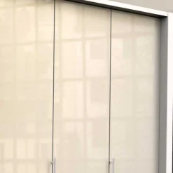 2-türiger Kleiderschrank in Creme Glasfront - Zidarie^Wohnen Online