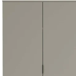 Kinder Wohnen 3-türiger Kleiderschrank in Grau - Suzanas