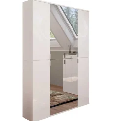 Wohnen 8-türiger Kleiderschrank kompakt - Ejulia (dreiteilig)