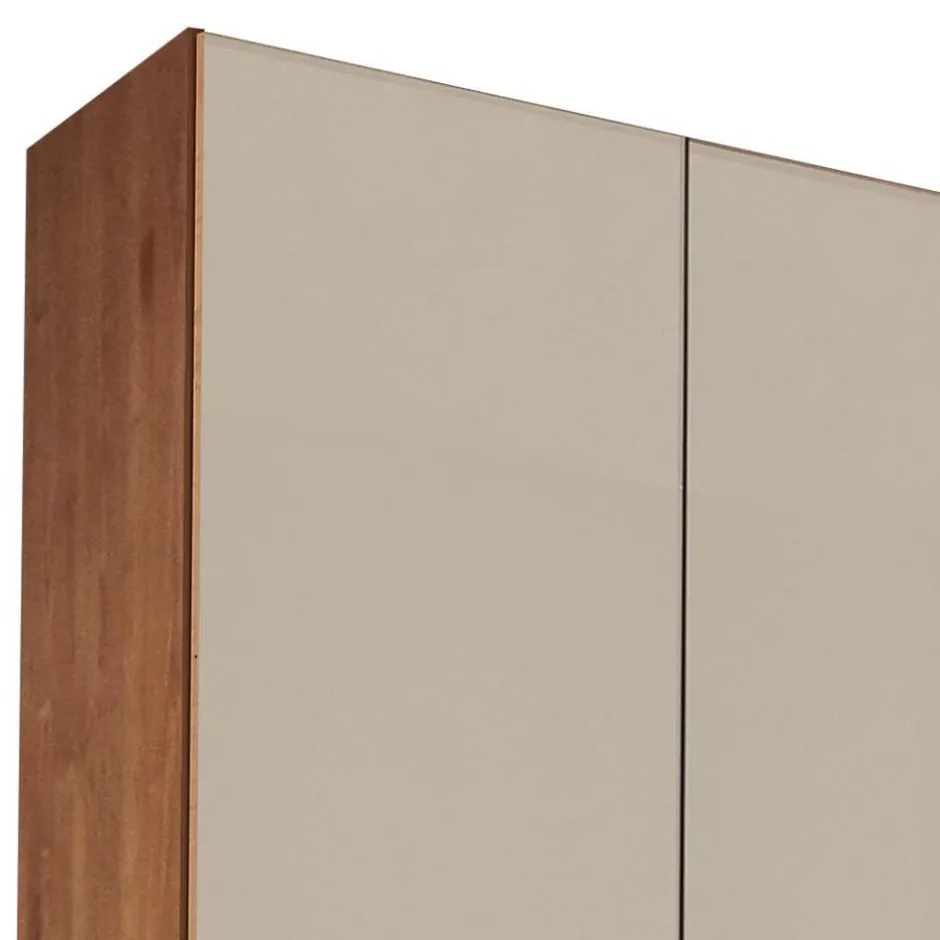 5-türiger Kleiderschrank mit Glasfront - Angelina^Wohnen Hot