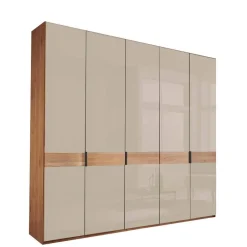 5-türiger Kleiderschrank mit Glasfront - Angelina^Wohnen Hot