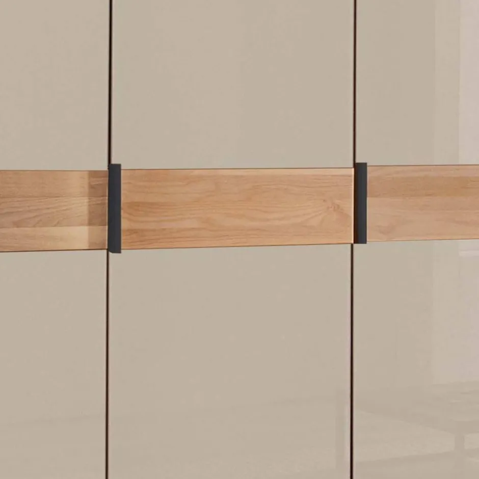 5-türiger Kleiderschrank mit Glasfront - Angelina^Wohnen Hot