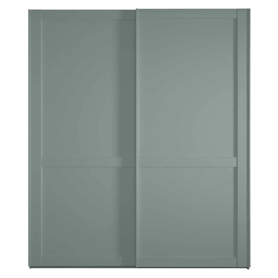 Wohnen 2-türiger Kleiderschrank mit Schwebetüren - modern - Rajavo