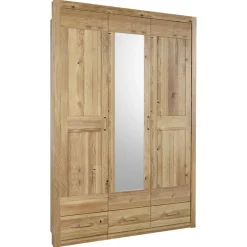 3-türiger Kleiderschrank mit 3 Schubladen - Zamron^Wohnen Discount