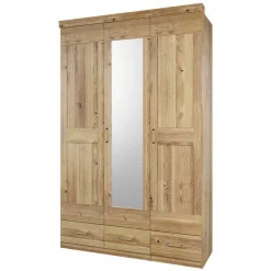 3-türiger Kleiderschrank mit 3 Schubladen - Zamron^Wohnen Discount