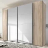 Wohnen 4-türiger Kleiderschrank mit Spiegel Schwebetüren - Metrona