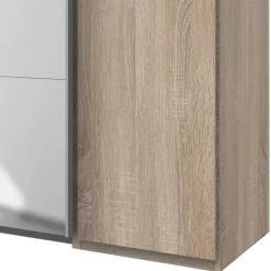 Wohnen 4-türiger Kleiderschrank mit Spiegel Schwebetüren - Metrona