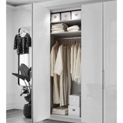 3-türiger Kleiderschrank mit Dreh- und Falttüren - Nujan^Wohnen Sale