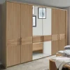 Wohnen 6-türiger Kleiderschrank mit 2 Spiegeln - Emdsiva III