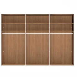 Wohnen 6-türiger Kleiderschrank mit 2 Spiegeln - Emdsiva III