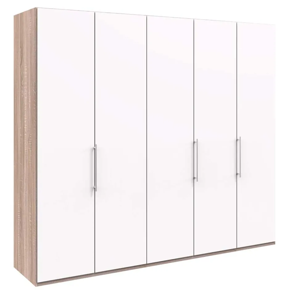 3-türiger Kleiderschrank mit Falttüren - Vaclyn^Wohnen