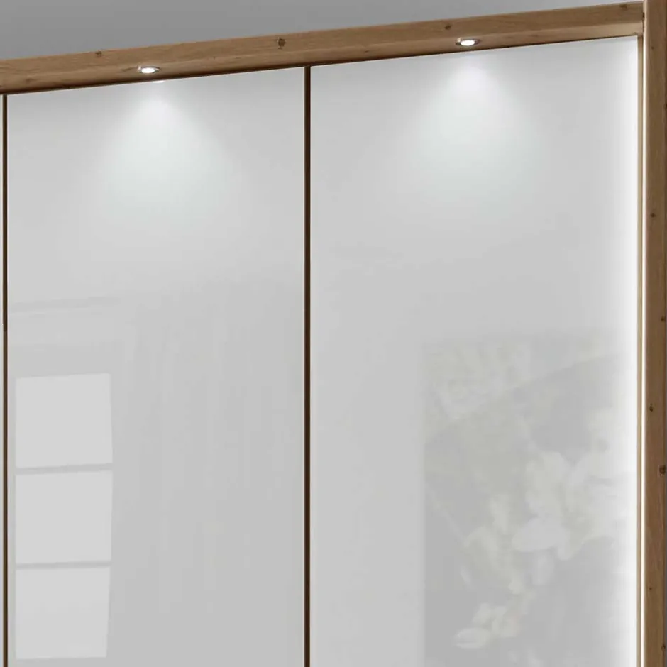 Wohnen 4-türiger Kleiderscrhank mit drei Schubladen - Eyes