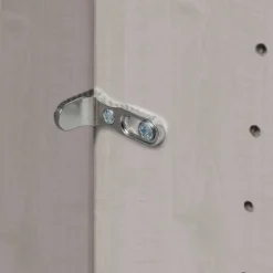 Wohnen 4-türiger Kombi-Schlafzimmerschrank in Dunkelgrau - Mataram