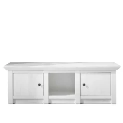 Wohnen 2-türiger Landhaus TV Schrank in Weiß - Chelles