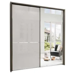 2-türiger Schiebetürenschrank mit 1 Spiegeltür - Cosima^Wohnen Sale