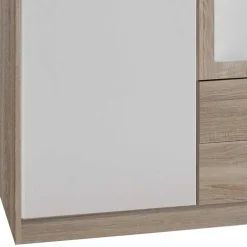 3-türiger Schlafzimmer Schrank mit 2 Schubladen - Purista^Wohnen New