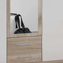 3-türiger Schlafzimmer Schrank mit 2 Schubladen - Purista^Wohnen New