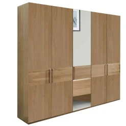 5-türiger Schlafzimmerschrank in Eiche - Emdsiva^Wohnen New