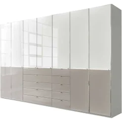 Wohnen 7-türiger Schlafzimmerschrank zweifarbig - Pascan