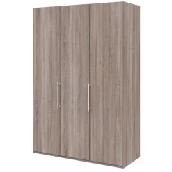 2-türiger Schlafzimmerschrank in dunkler Holzoptik - Crenba^Wohnen Hot