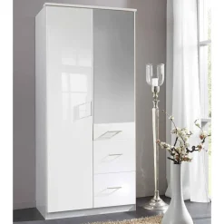 2-türiger Schlafzimmerschrank mit drei Schubladen - Venture^Wohnen Sale