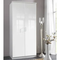 Wohnen 2-türiger Schlafzimmerschrank in Weiß - Venture I