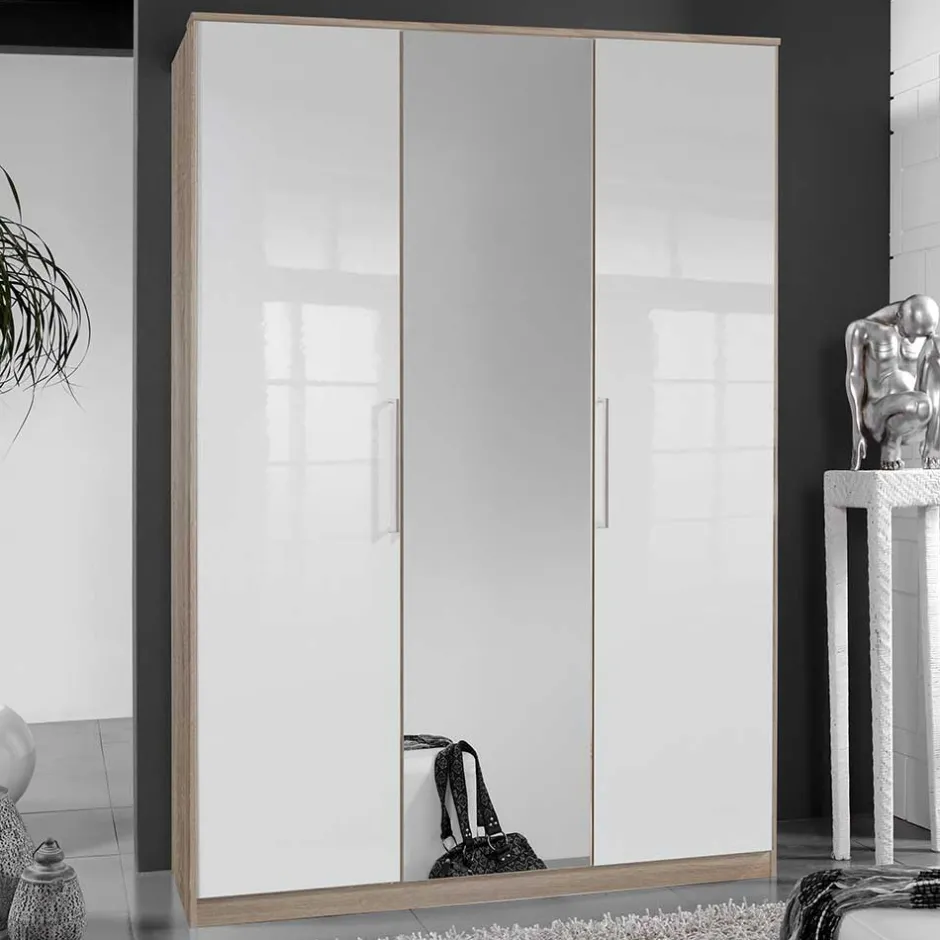 Wohnen 3-türiger Schlafzimmerschrank zweifarbig - Grands