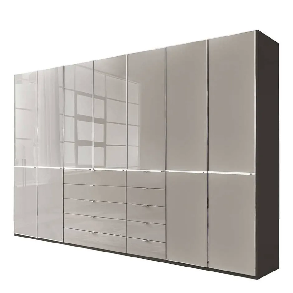 Wohnen 7-türiger Schlafzimmer-Schrank zweifarbig - Korcula