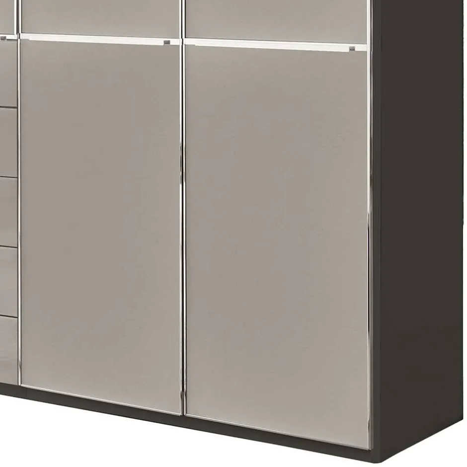 Wohnen 7-türiger Schlafzimmer-Schrank zweifarbig - Korcula