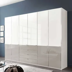 Wohnen 6-türiger Schlafzimmer-Schrank modern - Pascan