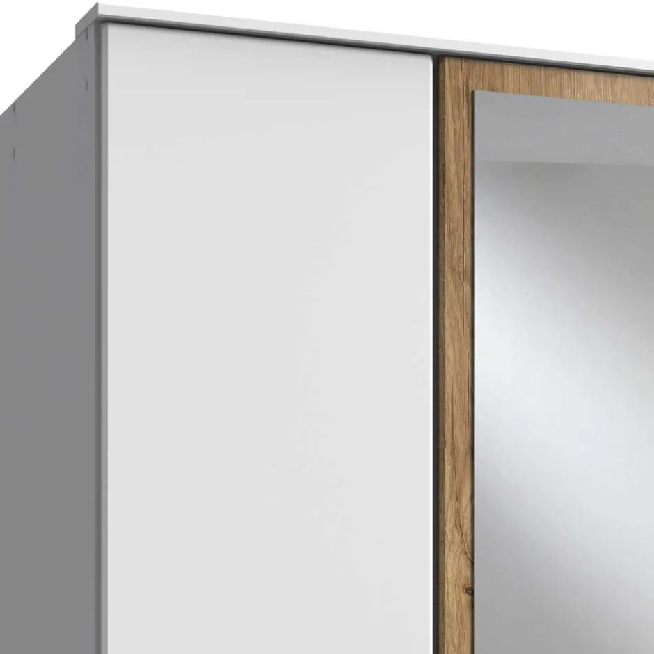 3-türiger Schlafzimmerschrank mit drei Schubladen - Calassina^Wohnen Outlet