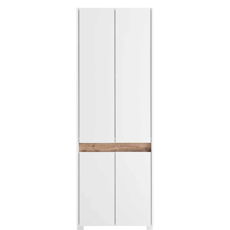 Wohnen 4-türiger Schrank für Schuhe in Weiß - Etravia