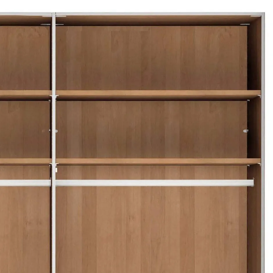 8-türiger Schrank in Erle teilmassiv - Dilacco^Wohnen Online