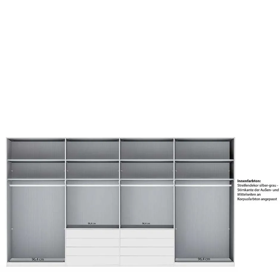 8-türiger Schrank mit acht Schubladen - Nucina^Wohnen Best