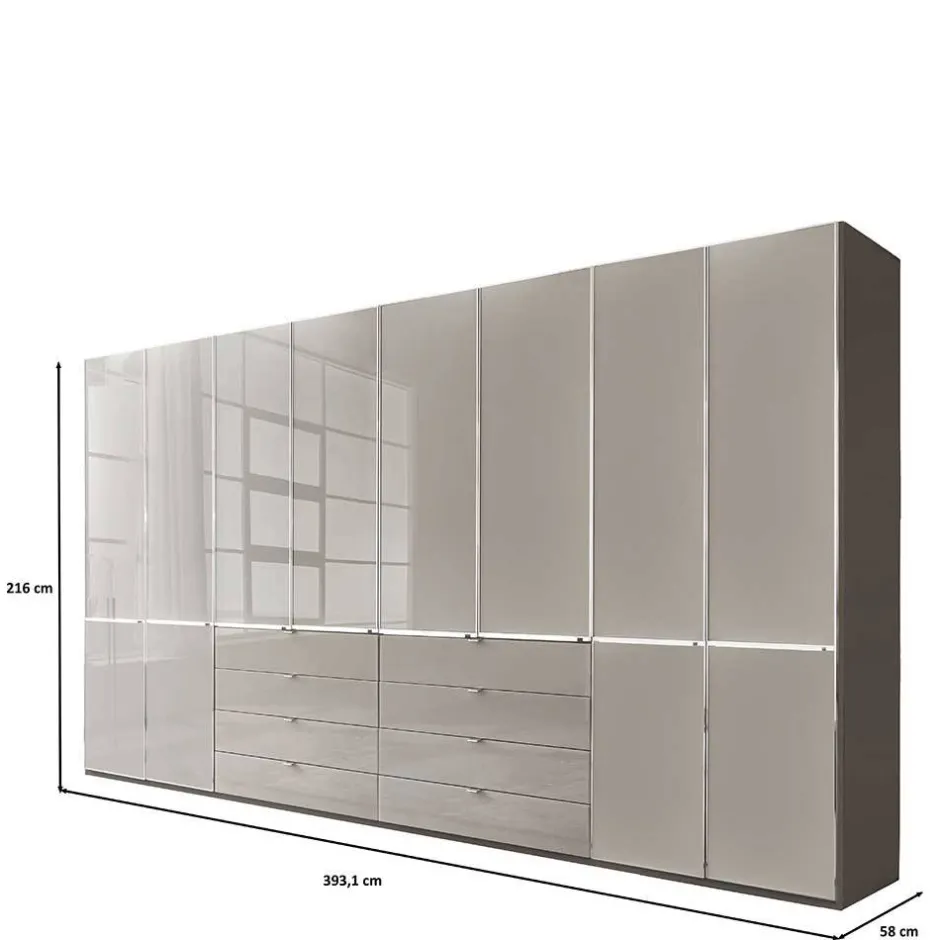 8-türiger Schrank mit acht Schubladen - Nucina^Wohnen Best