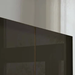 6-türiger Schrank mit Glas Dunkelbraun - Hung^Wohnen Outlet