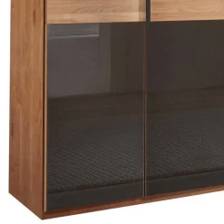 6-türiger Schrank mit Glas Dunkelbraun - Hung^Wohnen Outlet