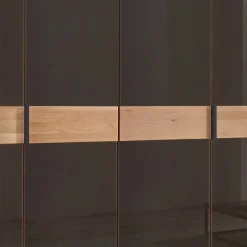 6-türiger Schrank mit Glas Dunkelbraun - Hung^Wohnen Outlet