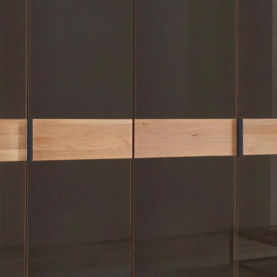 6-türiger Schrank mit Glas Dunkelbraun - Hung^Wohnen Outlet