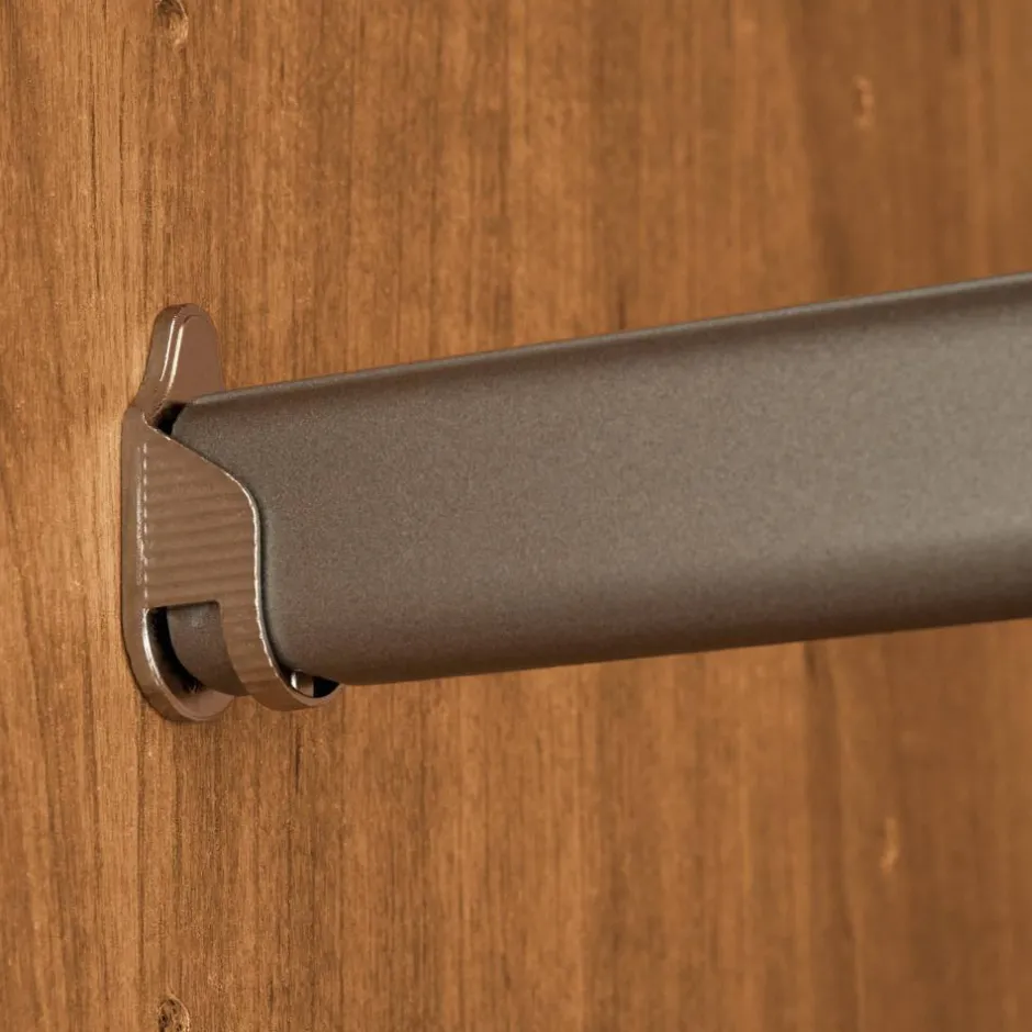 6-türiger Schrank mit Glas Dunkelbraun - Hung^Wohnen Outlet