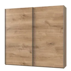 2-türiger Schwebetürenschrank im Holz Look - Dagidoyo^Wohnen