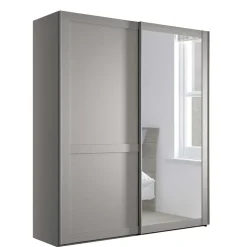 Wohnen 2-türiger Schwebetüren-Schrank mit Spiegel - Ridonna