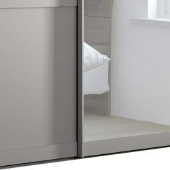 Wohnen 2-türiger Schwebetüren-Schrank mit Spiegel - Ridonna