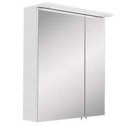 Wohnen 2-türiger Spiegelschrank mit Licht LED - Serinina