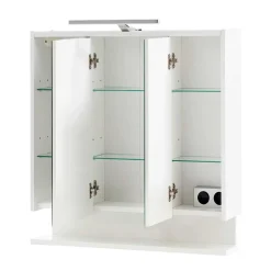 3-türiger Spiegelschrank mit Ablage - Asinaras^Wohnen New