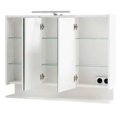 3-türiger Spiegelschrank mit Ablage - Asinaras^Wohnen New