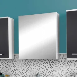 2-türiger Spiegelschrank ohne Beleuchtung - Metrioa^Wohnen New